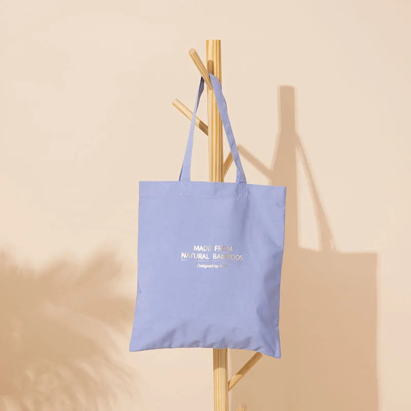 Manufacturer Custom High Quality Premium Fashion Natural Eco Friendly Bamboo Colorful Reusable Shopping Book Tote Bag With Logo