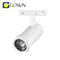 48V Magnetic Manual LED Track Light Zoomable Indoor Lighting 15w Ceiling Safety Spotlights for Office with 5 Years Warranty