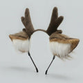 H0003 Fuzzy Deer Ear Headband Cosplay & Christmas Festival Costume Accessory