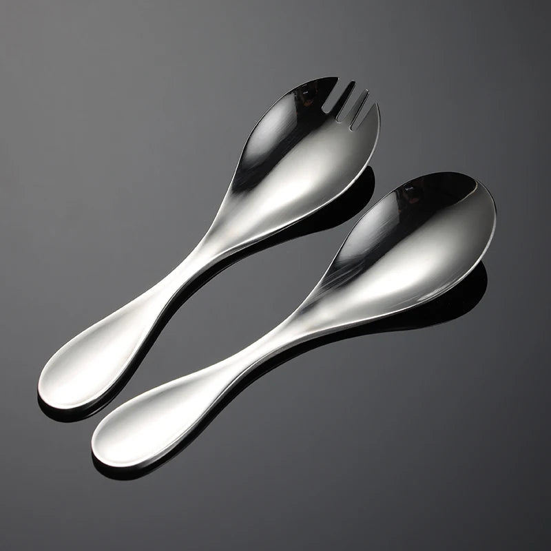 Kids Children Pure Flatware Fork  Spoon Set Baby Spoon Stainless Steel Set 1006134