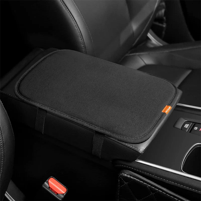 Skin-Friendly Polyester Car Armrest Box Pad Anti-Slip Breathable Armrest Cover Protector for Vehicle