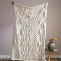 Nes Oeko-tex Crochet Handmade Weight Soft  Chunky Knit Throw Giant Knot Pet Knitted  Blanket