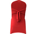 Elegant Polyester Spandex Red Chair Covers for Banquet Wedding Party