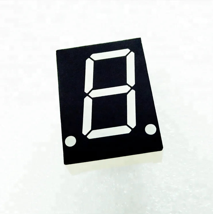 0.8 Inch Yellow 7 Segment Digit Led Display 2 DP