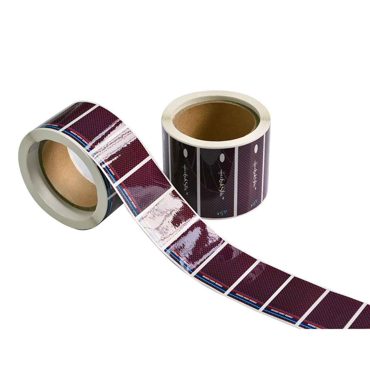 Custom Printed Logo Water Resistant Sticker Vinyl Glossy Sticker Roll Packaging Label