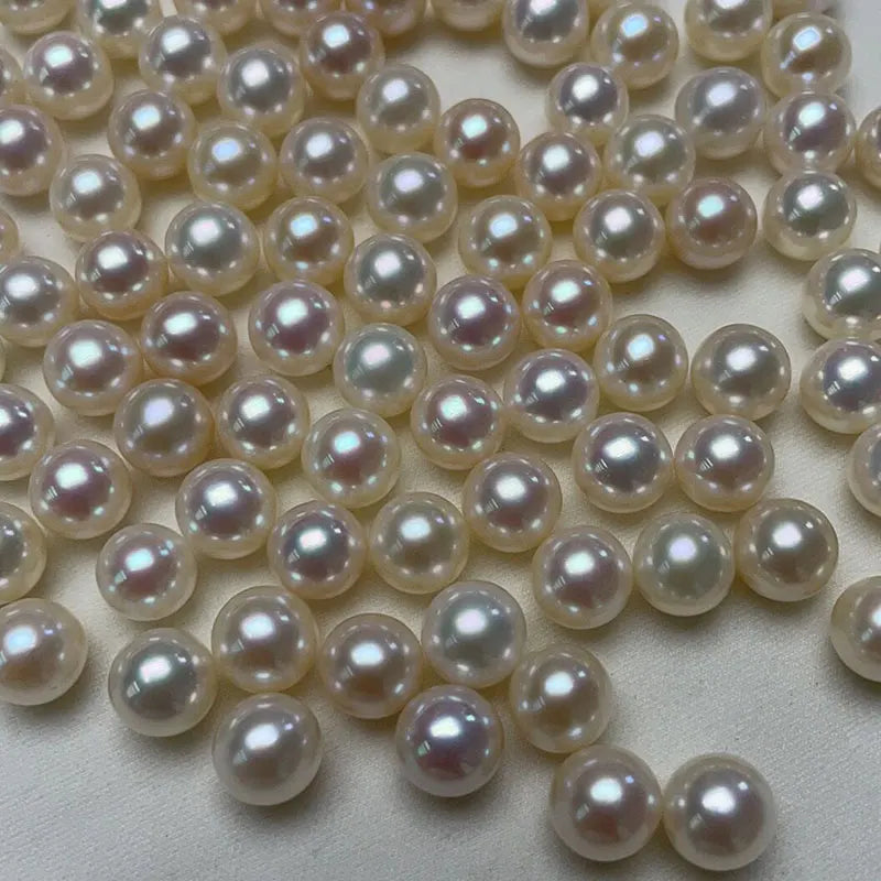High Quality 8mm round Natural Freshwater Loose Pearls for Jewelry Making Wholesale Beads Used in Design