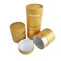 Custom Size Sealing Lip Balm Paper Tube Box Deodorant Luxury Gift Print Kraft Gold Round Paper Packaging Tube