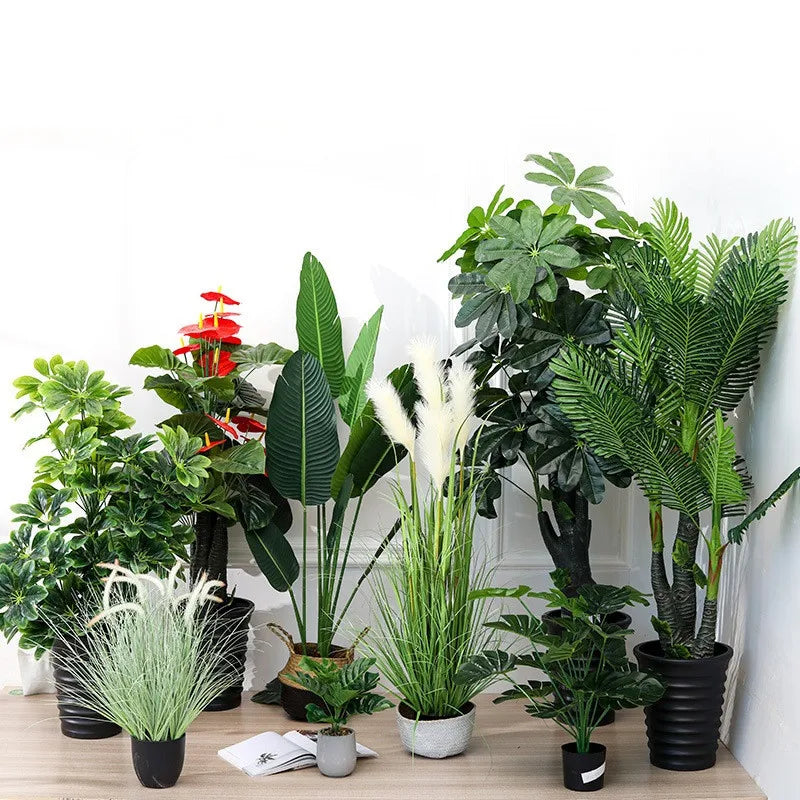E07189 INS Shooting Props Indoor Plastic Tree Aquarium Mini Bonsai Tree Artificial Bonsai Tree With Pot