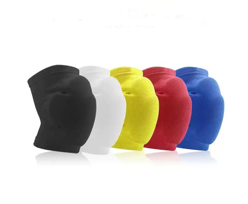 Flexible Sports Knee Pads Thick Sponge Nylon Spandex Professional Protection Anti-Collision Wear-Resistant Breathable Volleyball