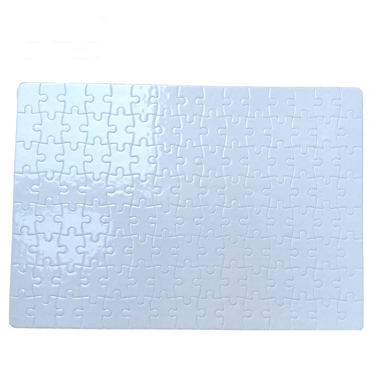 120pcs  DIY Personalized Paper Puzzle Photo Frame Sublimation Blanks A4 Jigsaw Puzzles