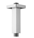 Ceiling Mount Shower Extension Arm Brass Straight Shower Head Arm Chrome Shower Arm for Bathroom Use