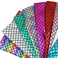 Fish Scale Elastic Spandex Gilding Fabric Wedding Dance Stage Performance Clothing Fabric Diy Colorful Elastic Fabric