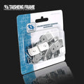 TS-K127 15PCS Metal Z Shape Picture Frame Braces Bracket Furniture Support Shelf Brackets Fastener with Screws