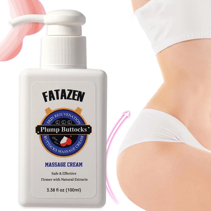 FATAZEN Body Care Organic Bigger Buttock Enlargement Cream OEM ODM Lift Firming Plumping Hip up Massage Butt Enhancement Cream