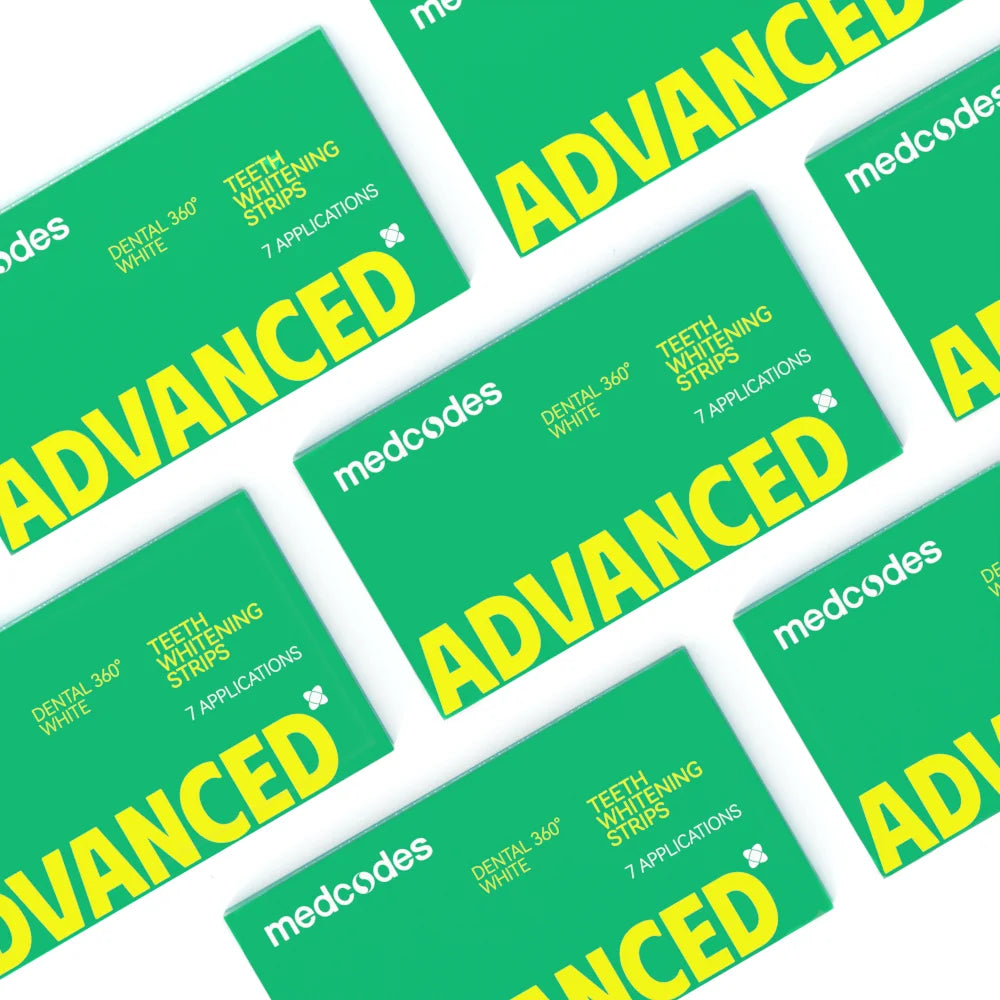 Newest Design Advanced 7 Bags/14 Pieces 14 Bags/28 Pieces Teeth Whitening Strips With Your Brand OEM ODM