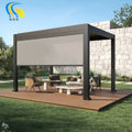 Outdoor Modern Aluminium Pergola Bioclimatica 4X4m 5X3m 6X4m Pergola Freestanding Aluminum Pergola