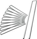 6-Inch U-Type 11 Gauge Steel Garden Stakes Smooth Galvanized Ground Nails for Secure Lawn Fabrics Weed Control Packed in Cartons