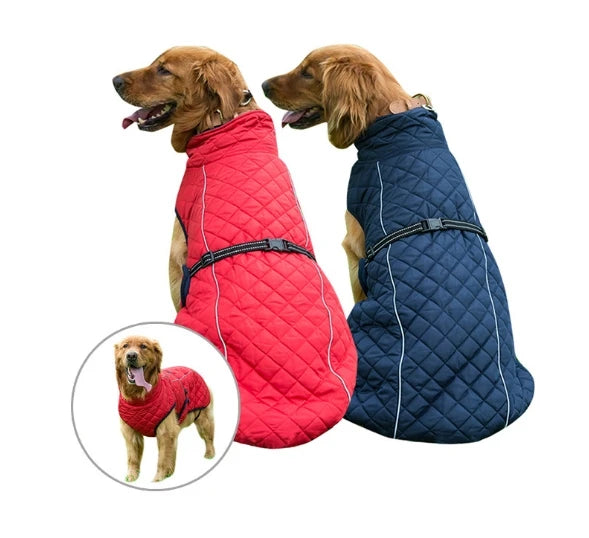 S-2XL Winter Cotton Thicken Pet Puppy and Large Dogs Clothes Vest for Outdoor Thermal Jacket Accessories Supplier