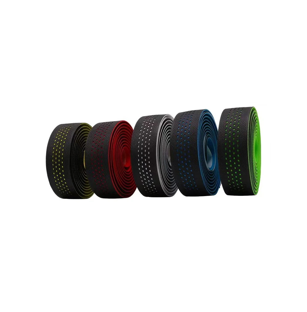 VELO Colorful Road Bike Handlebar Tape Soft Silicone Non-slip Bicycle Handle Bar Strap Road Cycling Grip Tape Bar Cover