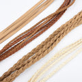 Multipurpose Microfiber Faux Suede Leather Cord Apparel Rope Microfiber Suede Leather Eco-Friendly Braided Rope