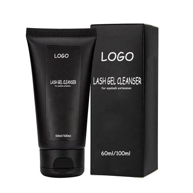 Custom logo Private Label Lashes Shampoo Lash Cleanser Gel Eyelash Extension Cleanser for Lash Wash Eyelash Foam Cleanser