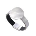 TongLing Hot Selling New Fashion Simple Round Bracelet PU Leather Retro Women's Bracelet for Daily Life