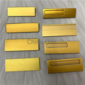Competitive Price Sublimation Rectangle Custom Various Specifications Reusable Safety Pins Holder Cloth Nametag Badge
