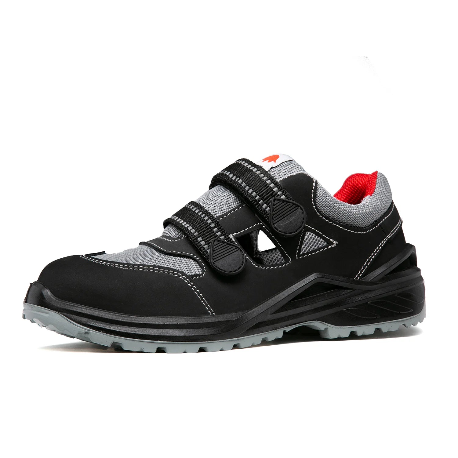 Men's Industrial Work Safety Shoes Breathable Dual Density PU Sole Lace Fastening Steel Toe Fashion Sandals for Winter Factory