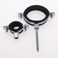 2026  Metal Type From Ningbo Manufacturers Rubber Coated Heavy Pipe Clamp  M8 Pipe Supporting Exhaust Pipe Clamp