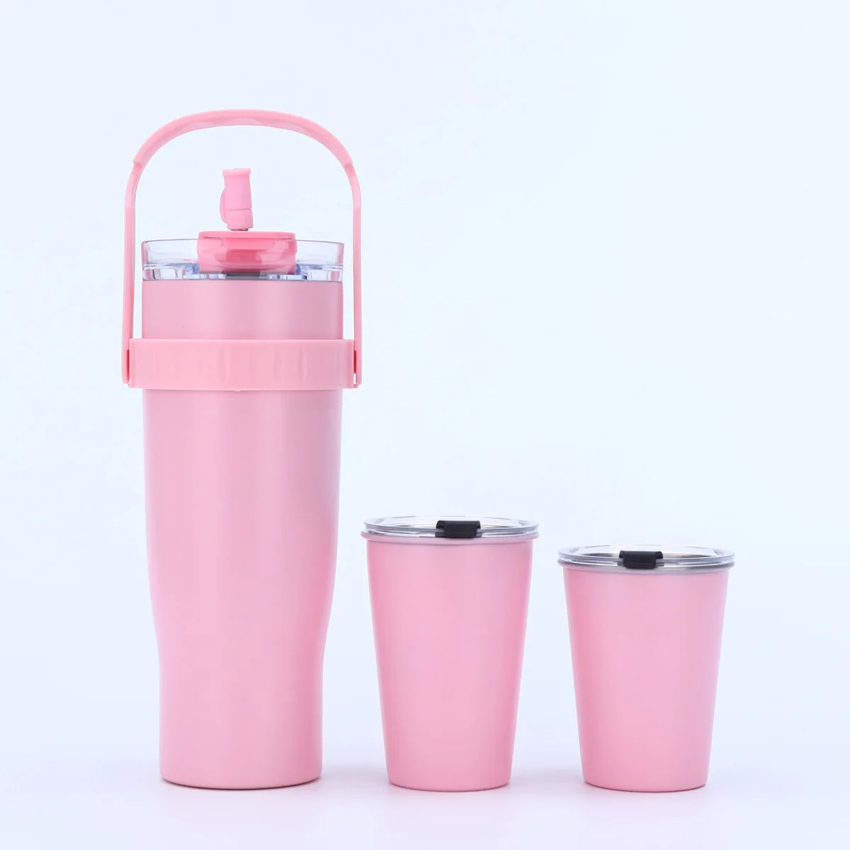 Large 40oz Double Wall Stainless Steel Travel Mug Long-Lasting Vacuum Insulated Thermoses Hot Thermal 3 Sets for Party Use