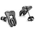 Cute Tooth Shape  Dental Nurse Stud Earrings for Jewelry Gift