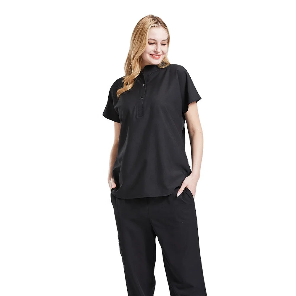 Polyester Rayon Spandex Jogger Medical Uniforms Jogger Scrubs Hospital Wholesale Nursing Scrubs Hospital Uniforms Sets