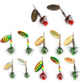 W.P.E Spinner Lure 8.8g/13g/20.5g Metal Spoon Fishing Lure Hard Bait Feather Carp Fishing Bait Fishing Tackle Pike Wobblers