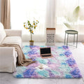 Modern Rainbow Area Rugs Home Decor Nursery Rug Fluffy Living Room Carpets
