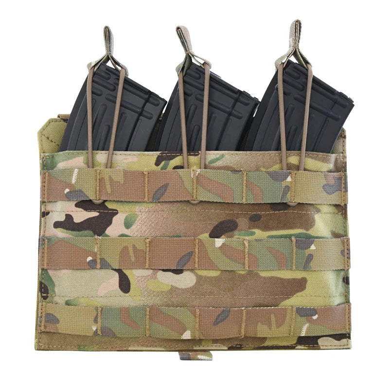 GAF 901-92 1000D Nylon 5.56 7.62 Adjustable Size Custom Logo Triple Magazine Pouch Custom Camouflage Molle Tactical Universal