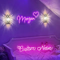 Rebow Drop Shipping No Moq Arcade Neon Signs Wall Mounted Universe Neon Sign for Party Decor