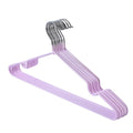 Wire Metal Laundry Clothes Hanger Ultra Thin Non-slip Plastic  Coated Multifunctional Coat Hanger