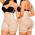 Seamless Zipper Open Crotch High Waist Flat Tummy Control Butt Lifter Shapewear Shorts BBL Pour Femmes  Body Shaper Panty