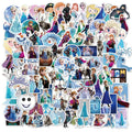 100Pcs Frozen 2 Anime Cartoon Decor Label for Kids Children Girl Gift Promotion Toy Notebook Luggage Laptop Stickers