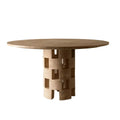 HZX Modern Design Natural Stone Travertine Coffee Table Polished Hollow-out Dining Table for Hotels