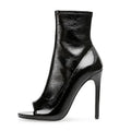 Autumn Ladies Booties 2020 Open Toe Stiletto Heel Ankle Boots Women Shoes