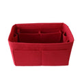 Eco-Friendly Large Capacity Polyester Handbag Purse Insert Organizer Simple Fashionable Felt Bag Open Closures