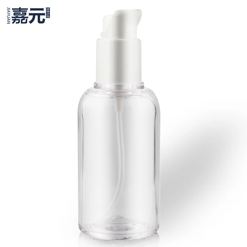 80ml Custom Boston Transparent Liquid Foundation Bottle Packaging