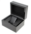 Rectangle Shape Black Polished Custom Logo Gift Watch Boxes