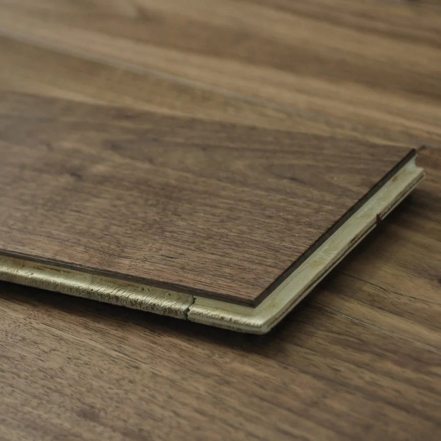 Popular American Walnut 3ply ECO Friendly Natural Color +engineered Hardwood Flooring