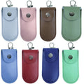 USB Organizer Case Keychain Wear-Resisting Pu Leather Flash Drive Case With Lobster Hook