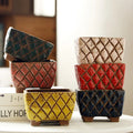 Hot Sale Custom Mini Ceramic Succulent Flowerpot Pineapple-Shape Tabletop Vase for Small Plants