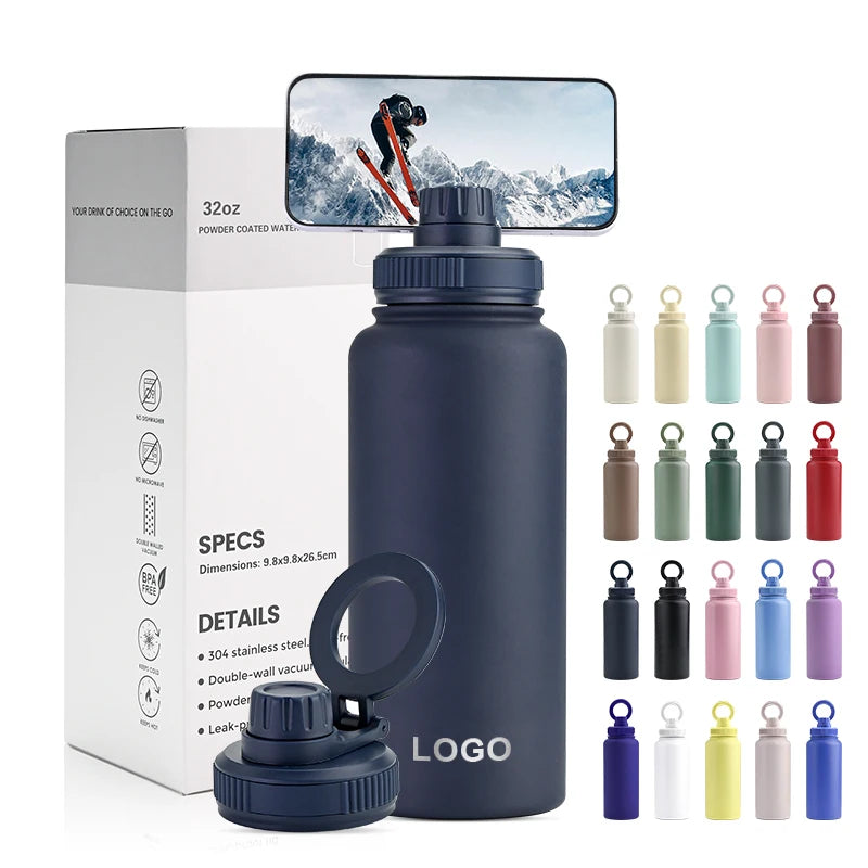 Custom logo Outdoor Best Seller Customized Double Wall Insulated Stainless Steel Water Bottle Vacuum Flasks