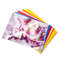 A4 A5 A6 Size Sticker Matte Adhesive Vinyl Waterproof Label Custom Kiss Cut Sticker Sheets