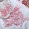 DS Factory Hot Selling Acrylic Aurora Monochrome Simulation Fantasy Butterfly Beads Accessories